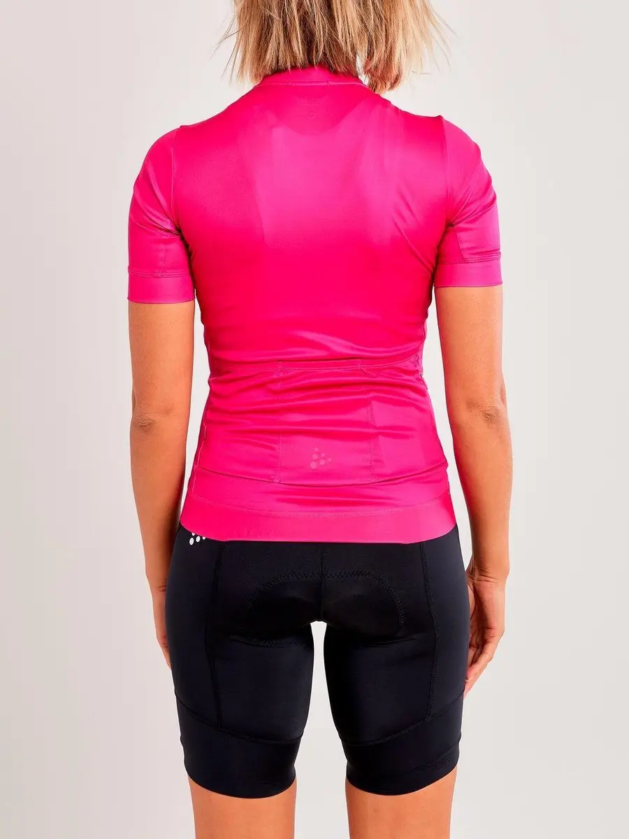 Craft Essence Jersey Fame Fietsshirt Dames - XS - Roze