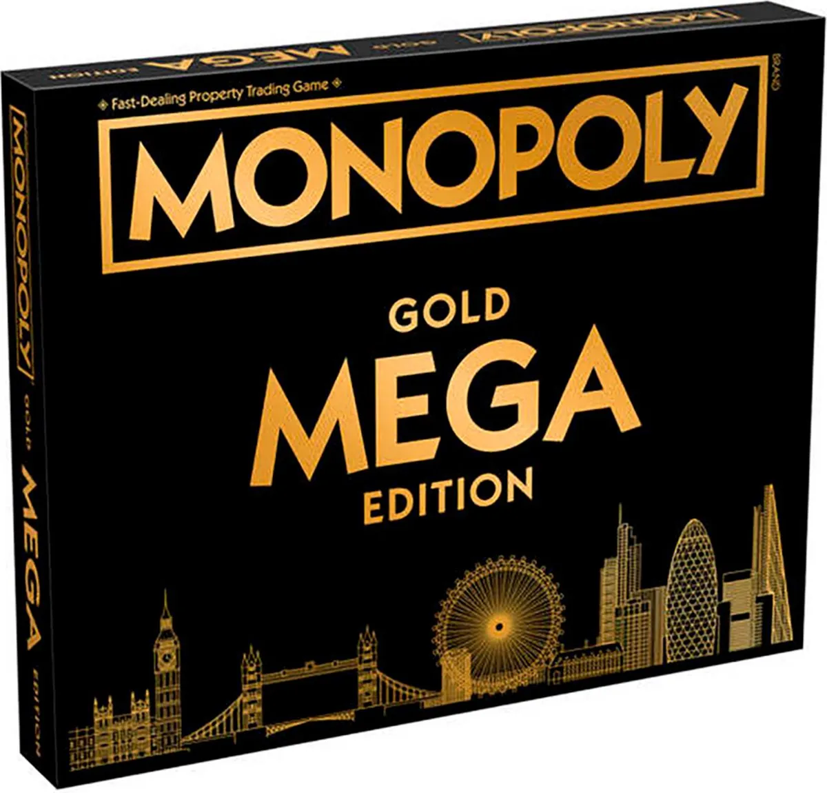Winning Moves Monopoly Mega Gold Bordspel