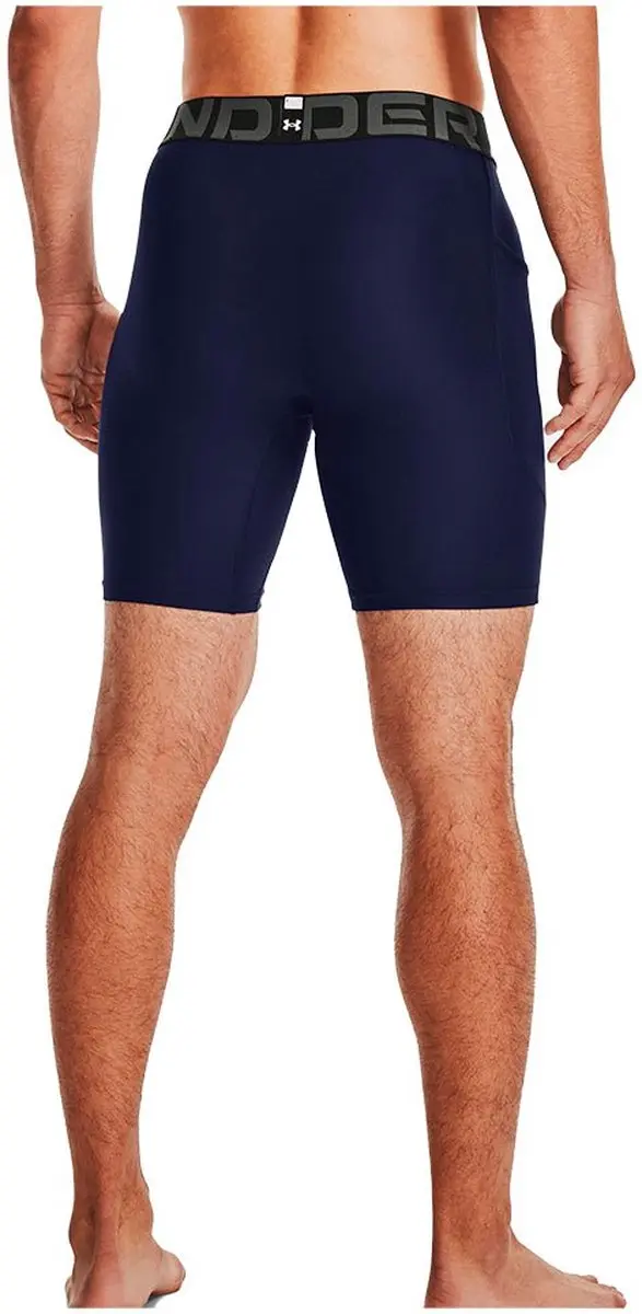 Under Armour HG Armour Shorts Heren - Navy/Wit