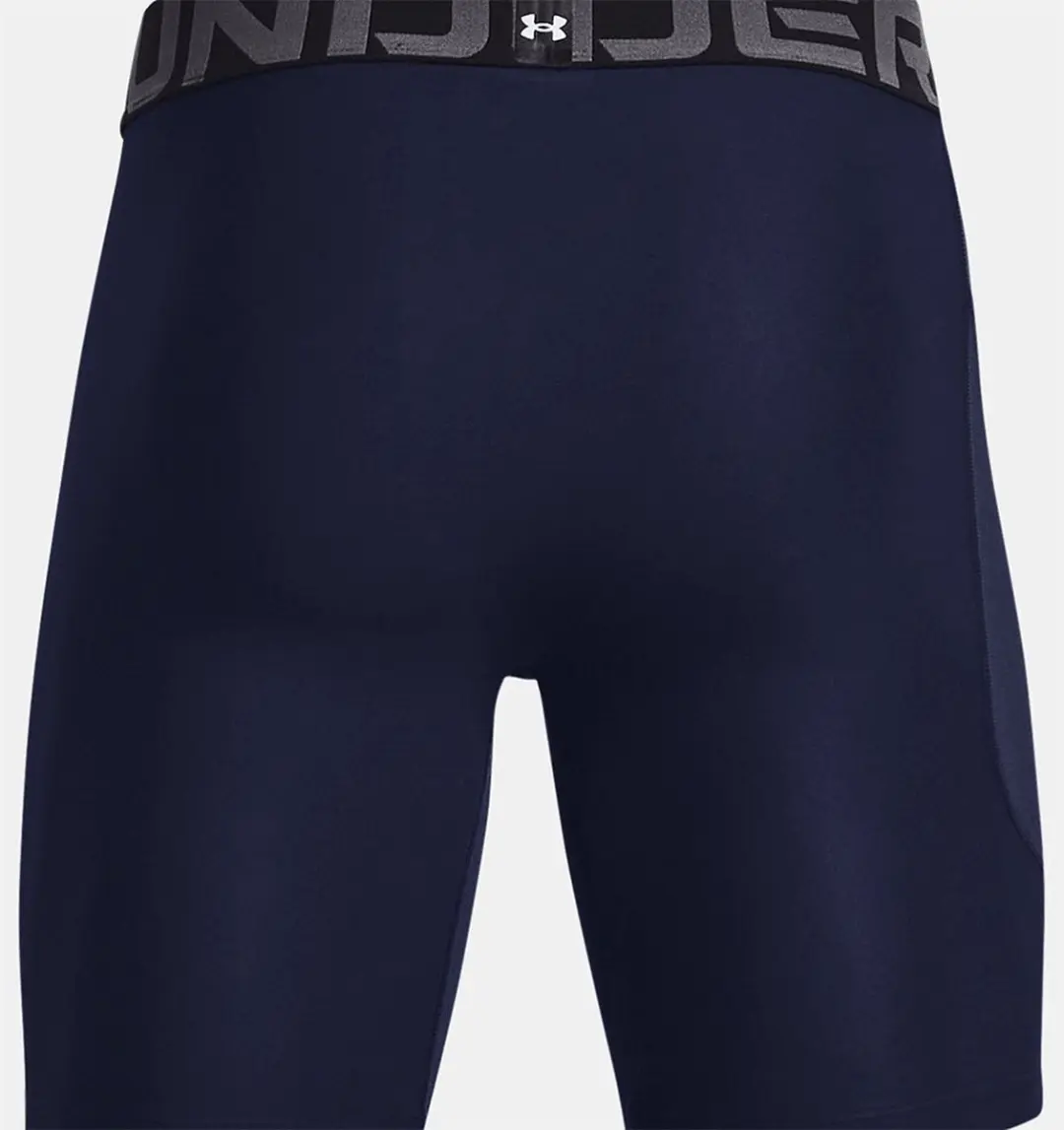 Under Armour HG Armour Shorts Heren - Navy/Wit