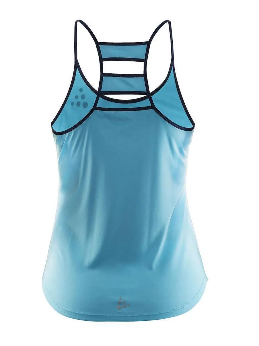 Craft Breakway Singlet Dames S - Sea/Dark Grey Melange