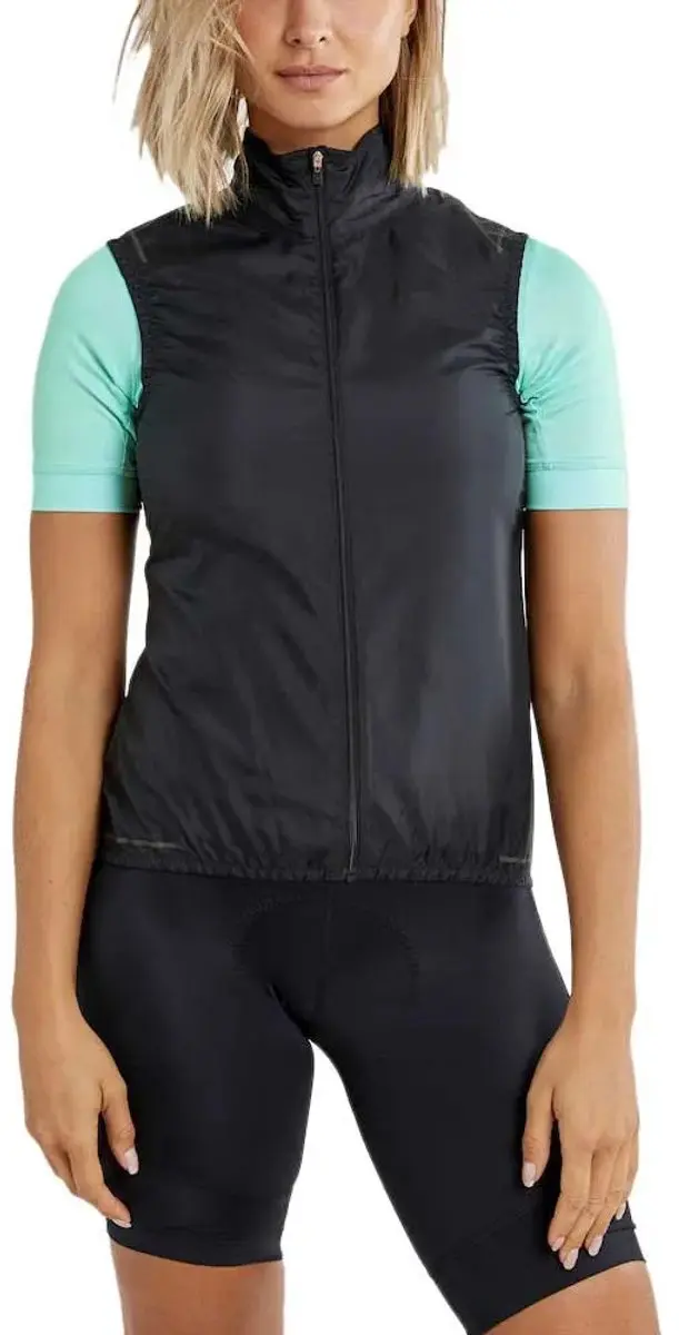 Craft Adv Essence Light Mouwloos Fietswindjack Dames - XL