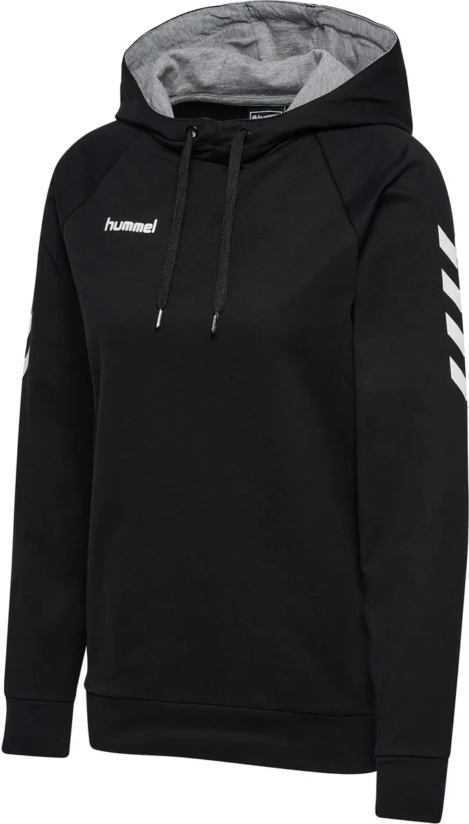 Hummel HMLGO Cotton Hoodie Woman Dames - S - Zwart