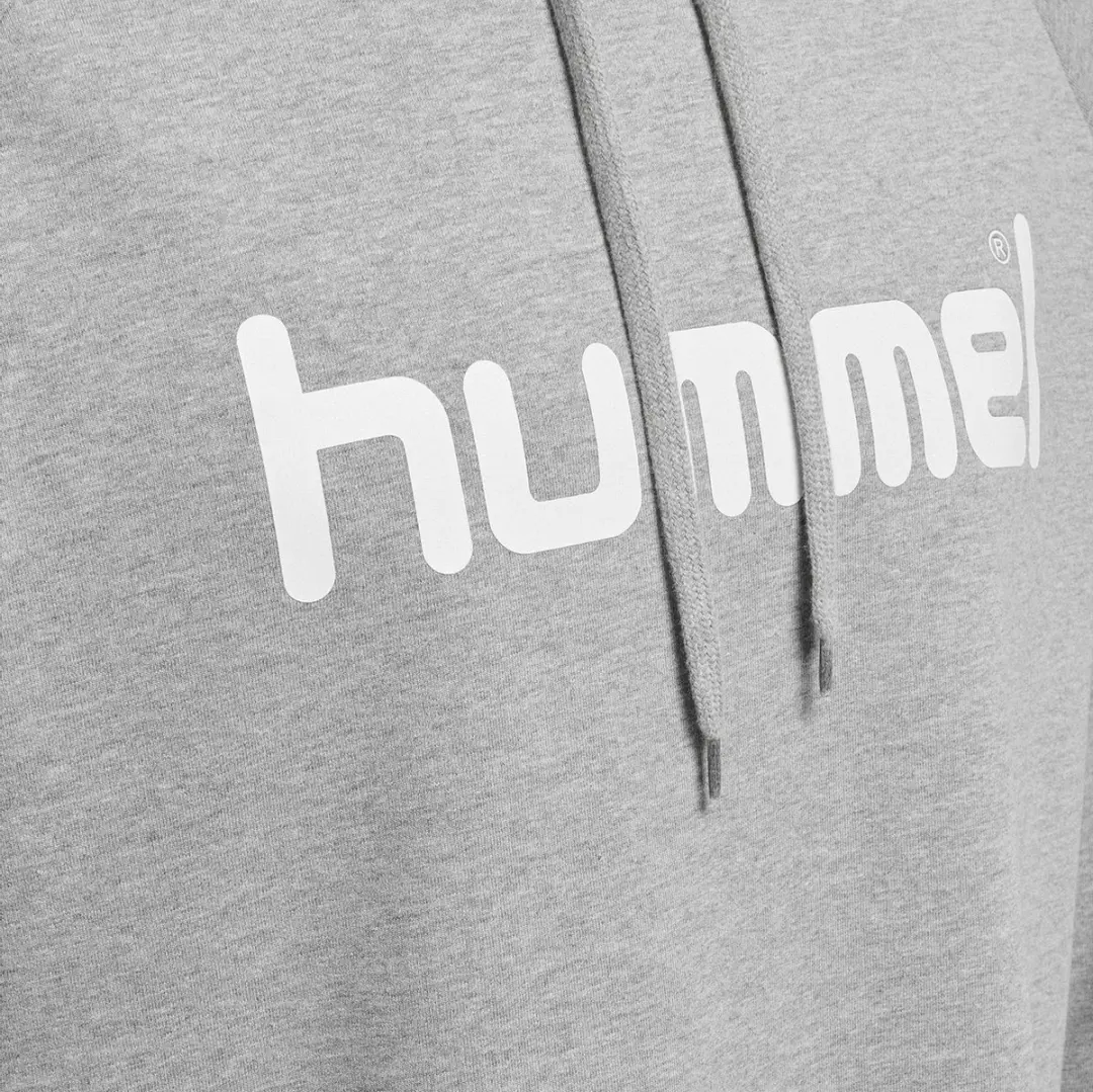 Hummel Go Cotton Logo Hoodie Heren - Grijs L
