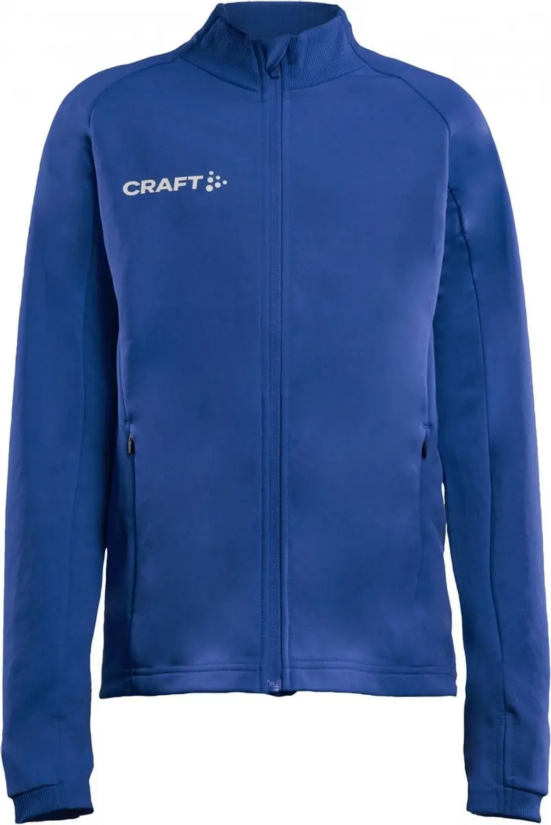 Craft Evolve Full Zip Sportvest 128 - Blauw