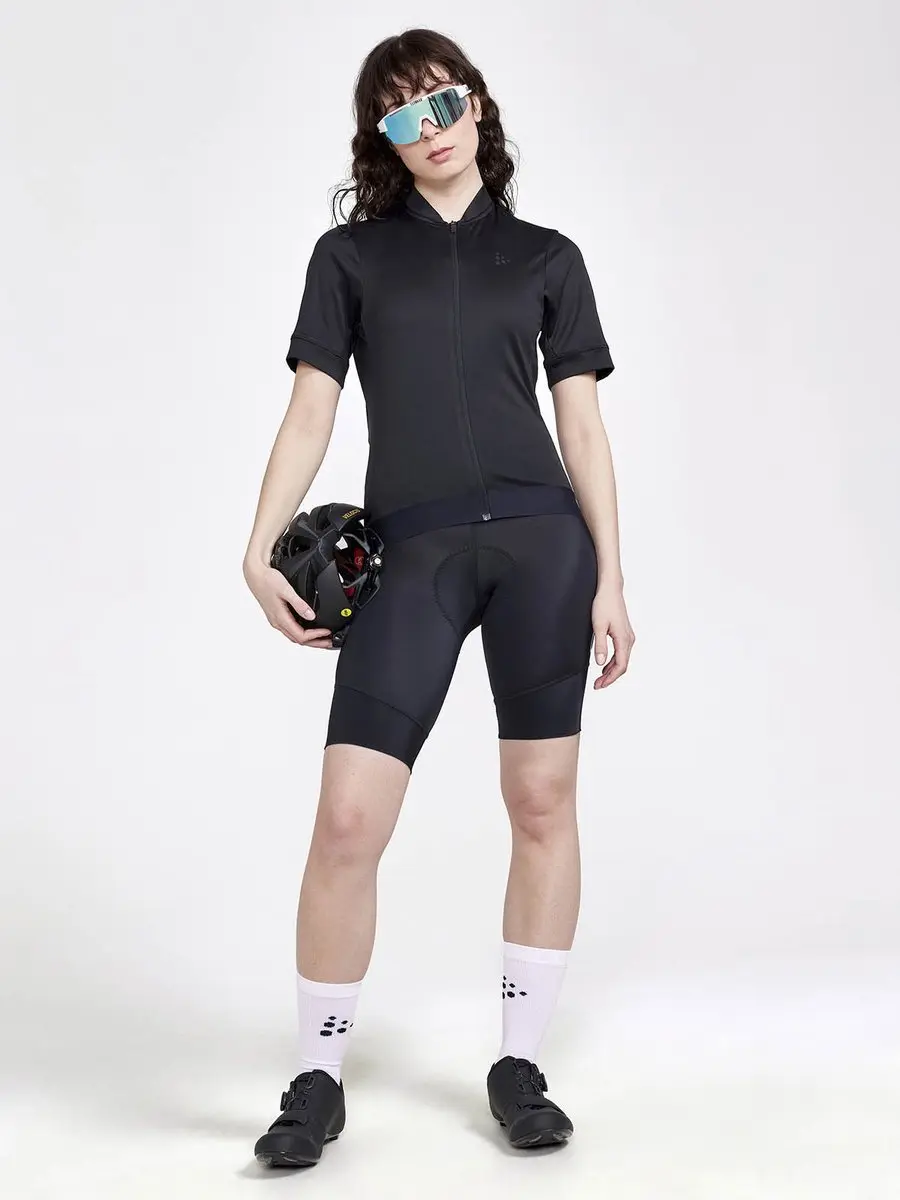 Craft Core Essence Jersey Reg Fit W - Zwart S