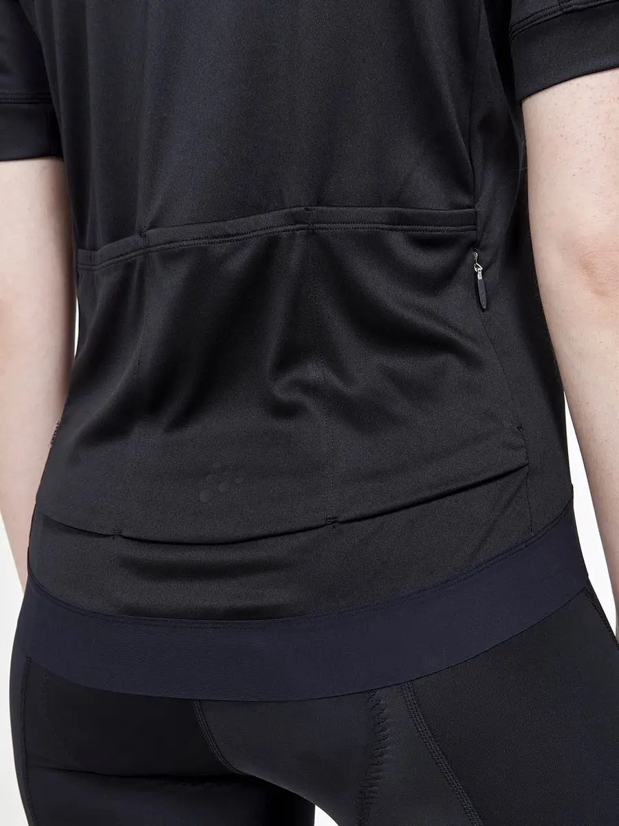 Craft Core Essence Jersey Reg Fit W - Zwart S