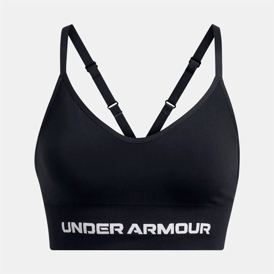 Under Armour Vanish Seamless Low Bra Dames Sportbeha - L - Zwart