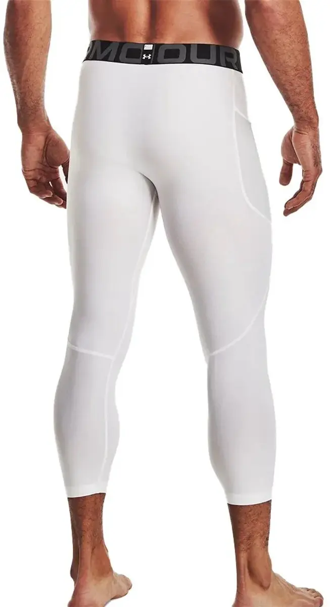 Under Armour HeatGear 3/4 Legging Heren 1361588 - XL - Wit