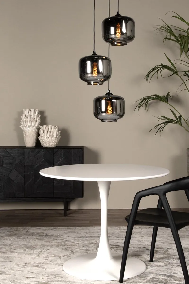 Lucide Medine Hanglamp Ø46cm - 3xE27 Fumé