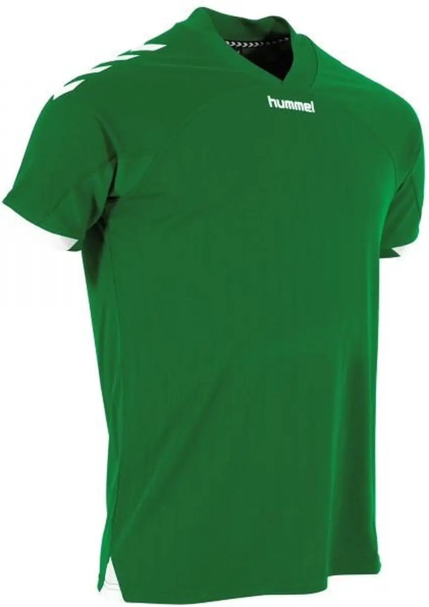Hummel Fyn Shirt Heren - Groen/Wit - 2XL - afbeelding 6 van 6