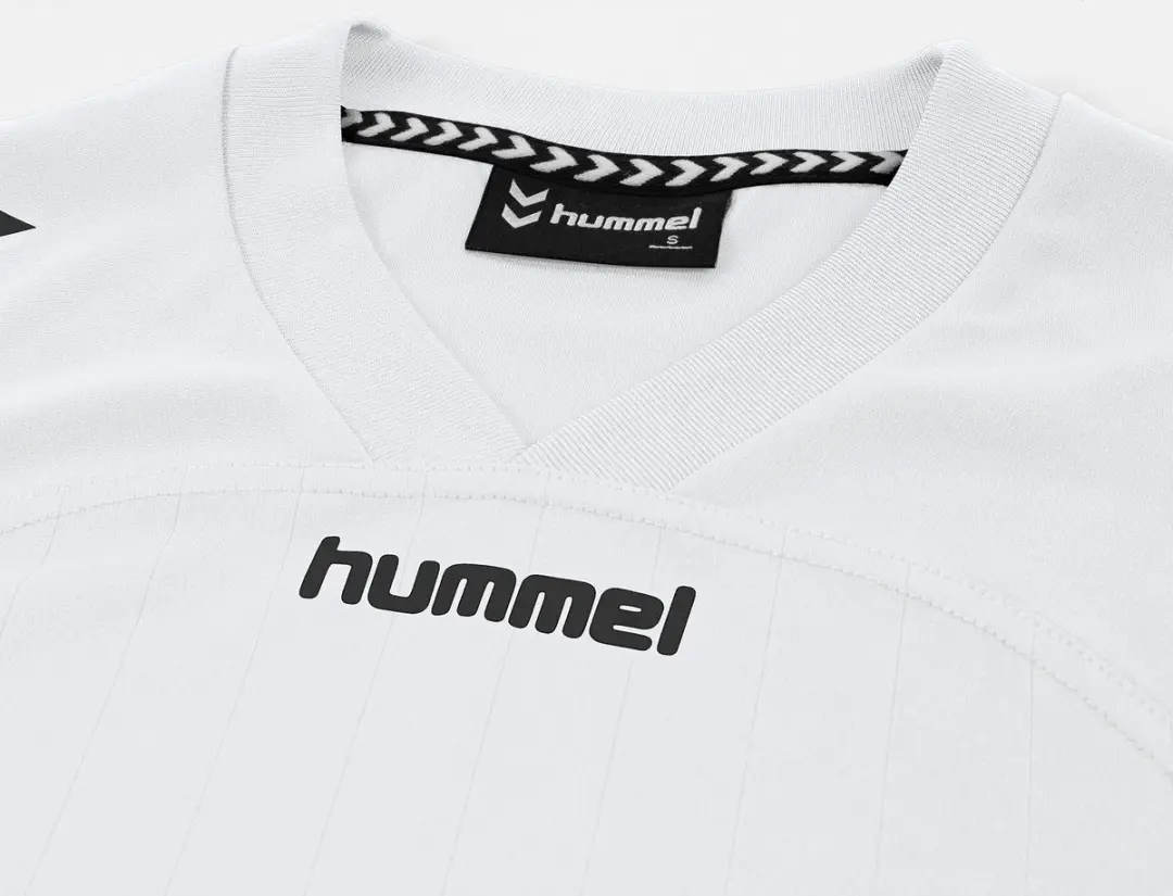 Hummel Fyn Shirt Dames Korte Mouw - Wit/Zwart XL - afbeelding 6 van 6