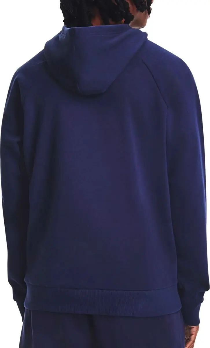 Under Armour UA Rival Fleece Hoodie Heren - Navy/Wit
