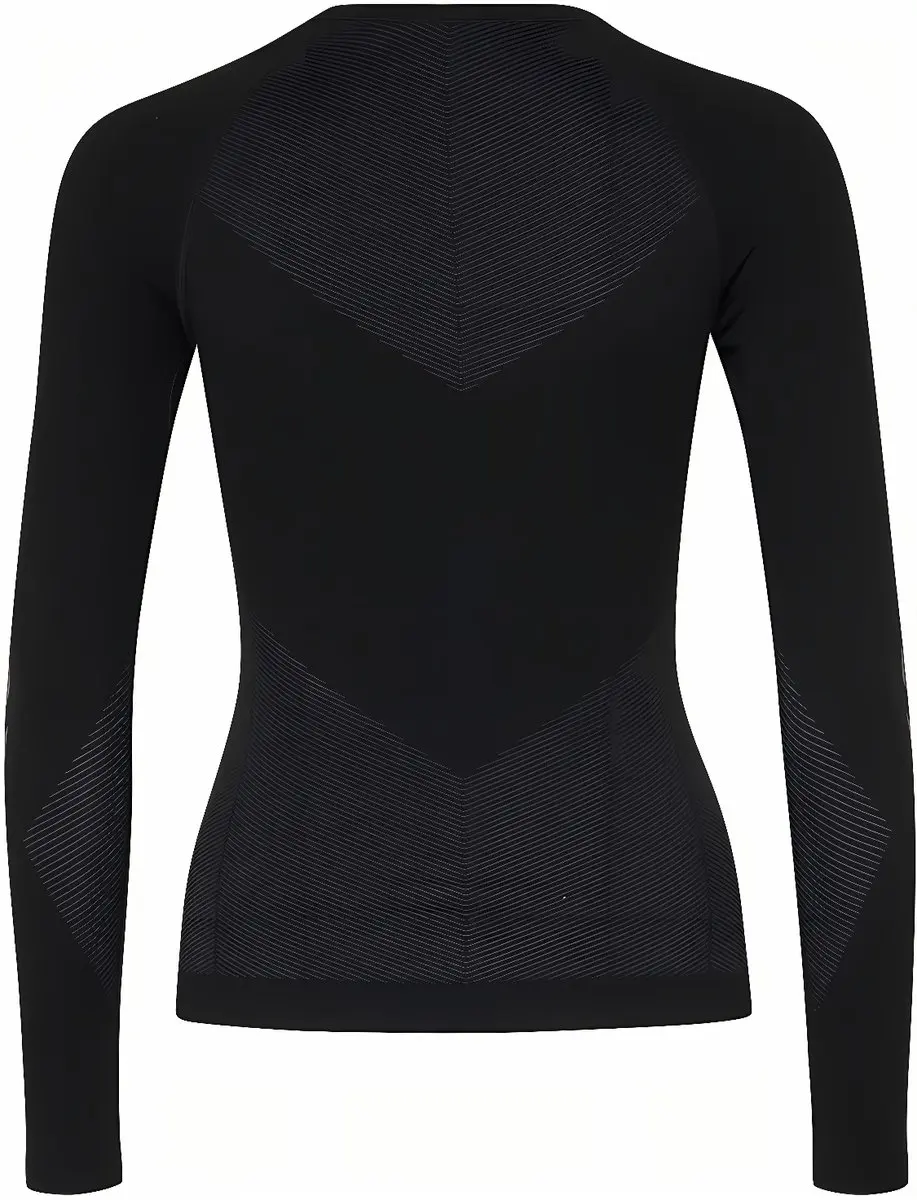 Hummel First Seamless LS Dames Sporttrui - L - Zwart