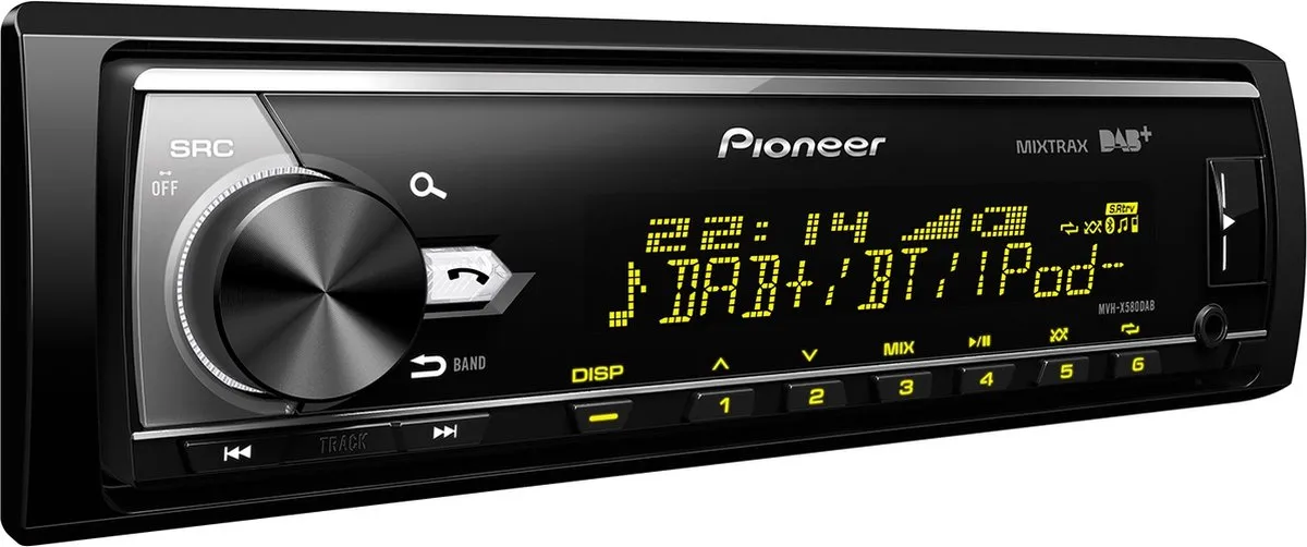 Pioneer MVH-X580DAB Autoradio Enkel DIN - 4x50W - Zwart