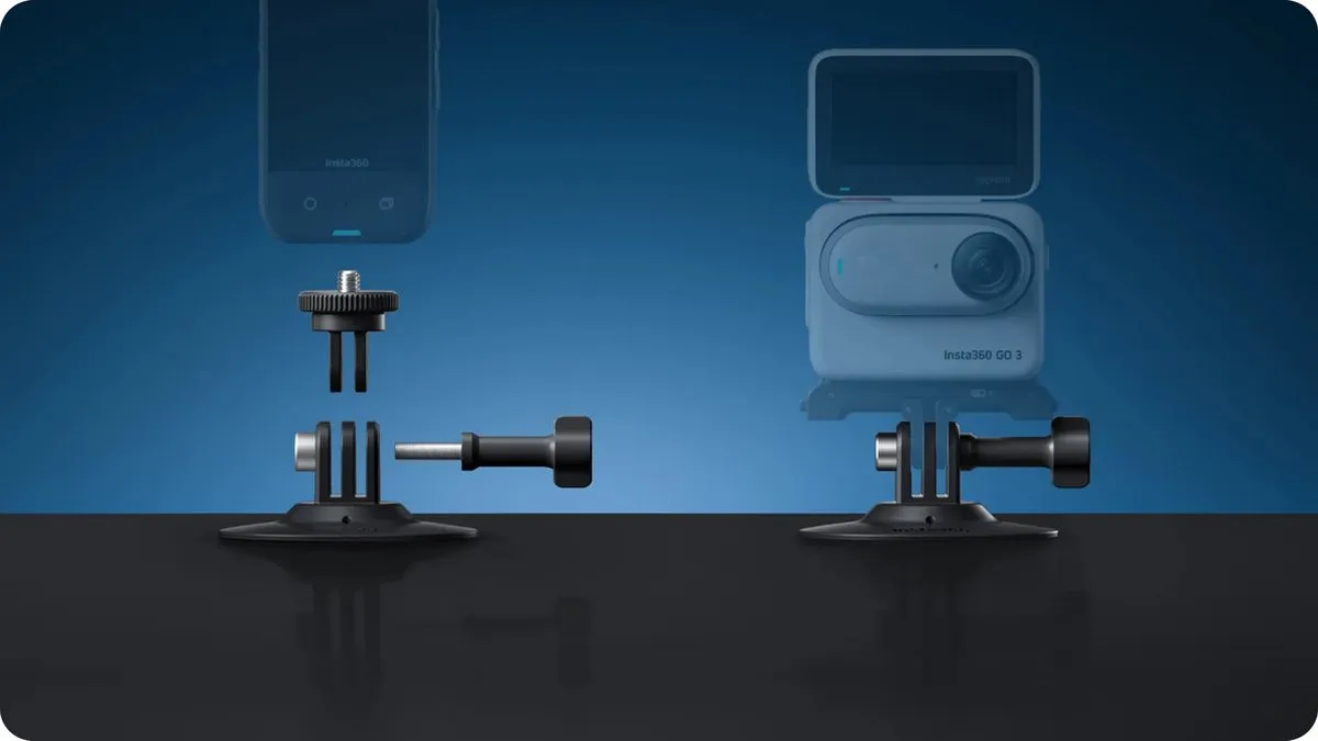 Insta360 Flexible Adhesive Mount CINSAAVW - 2 Stuks - Zwart