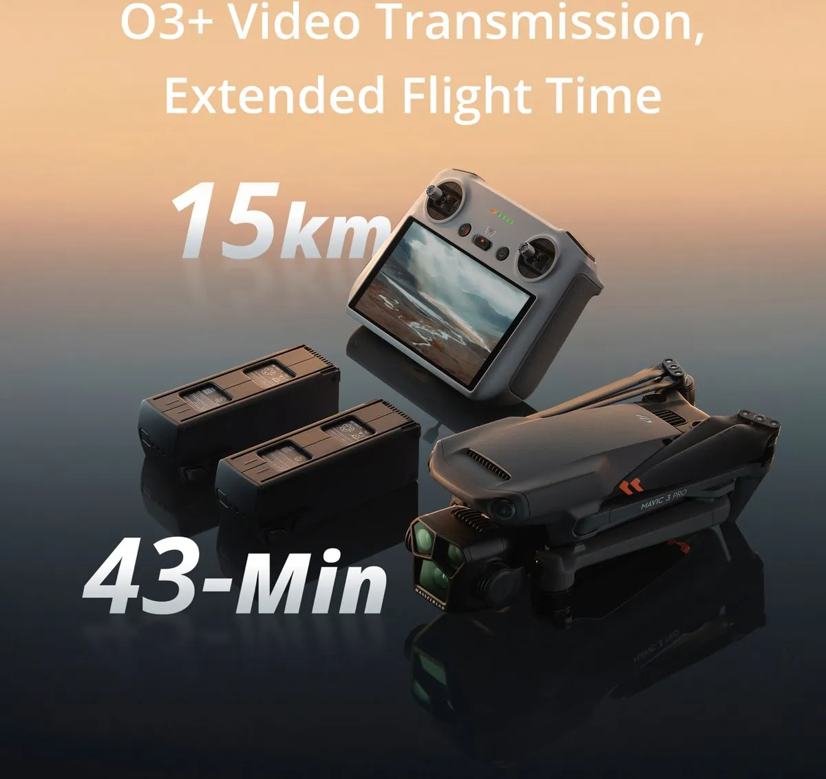 DJI Mavic 3 Pro Fly More Combo - Grijs