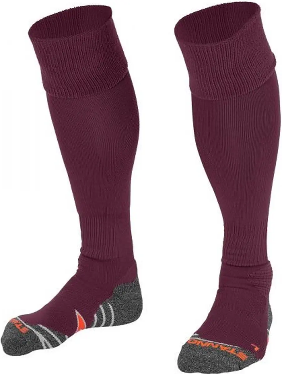 Stanno Uni Sock Sportsokken 45-48 - Bordeaux Rood