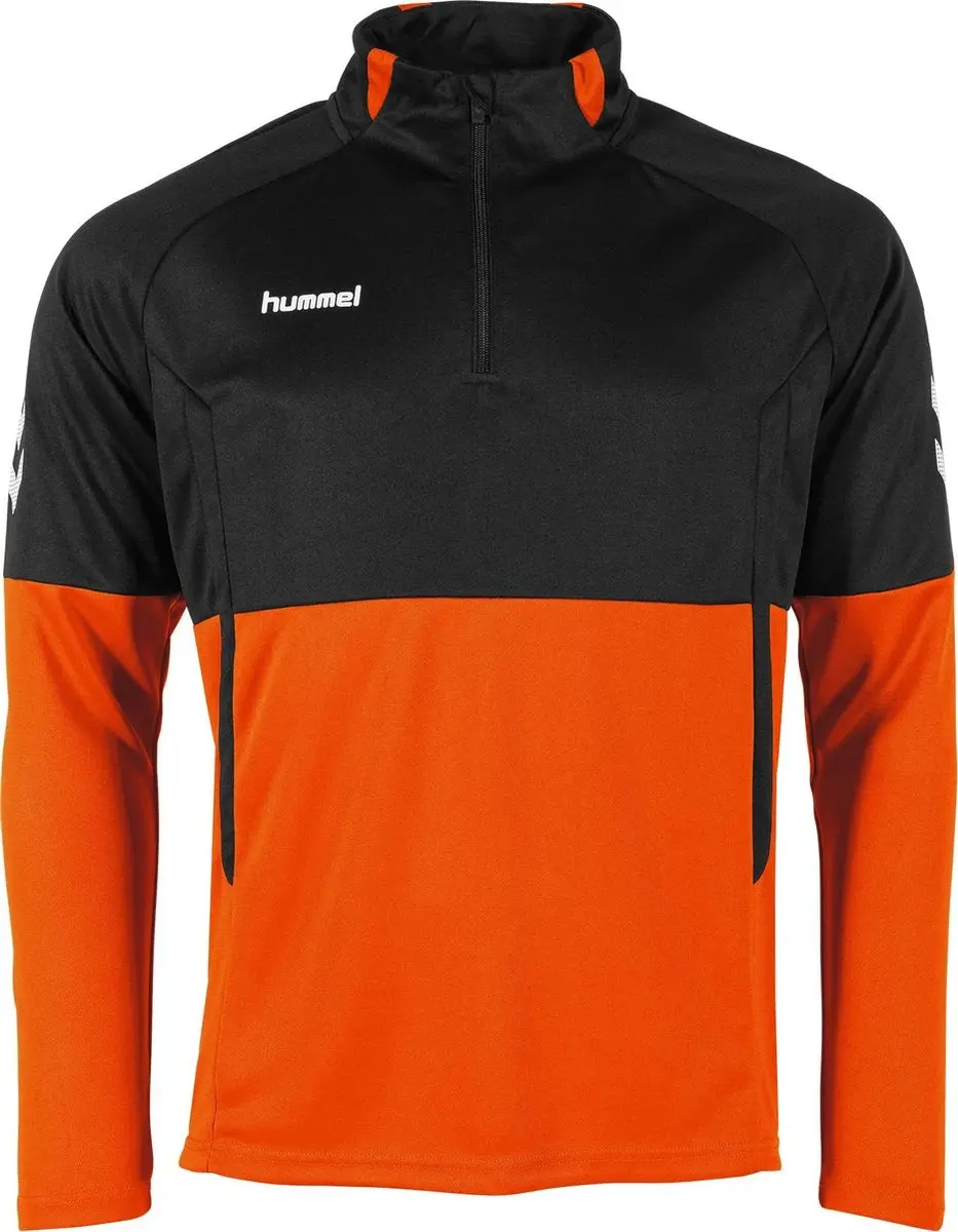 Hummel Authentic 1/4 Zip Sporttrui Kids 128 - Oranje - afbeelding 6 van 6