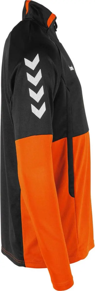 Hummel Authentic 1/4 Zip Sporttrui Kids 128 - Oranje