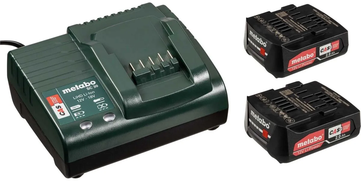 Metabo BS12 Powermaxx Boorschroefmachine 12V - 2x 2000mAh
