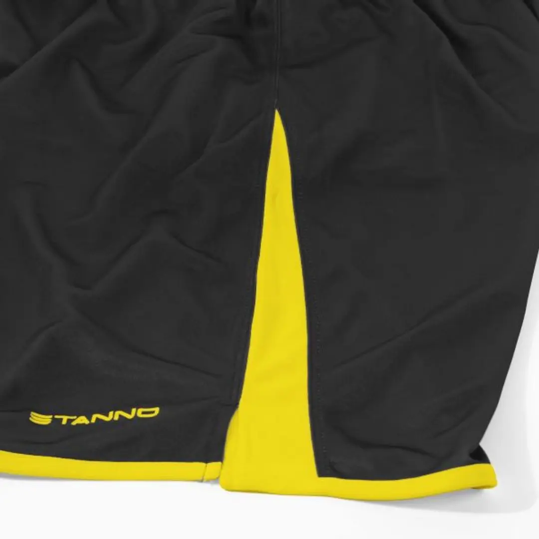 Stanno Altius Shorts S - Zwart/Geel
