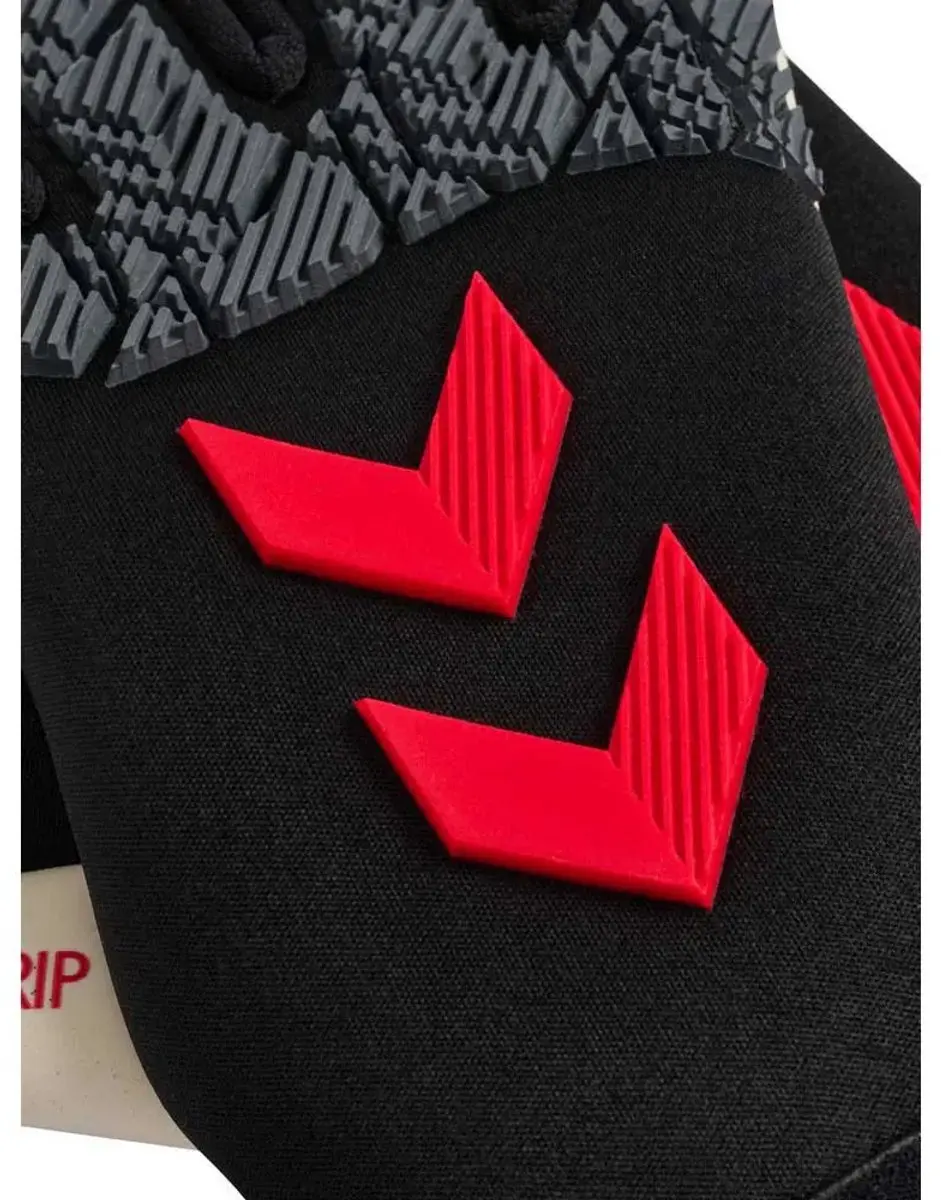 Hummel Hyper Grip Keepershandschoenen 9 - Zwart/Wit/Rood - afbeelding 6 van 6