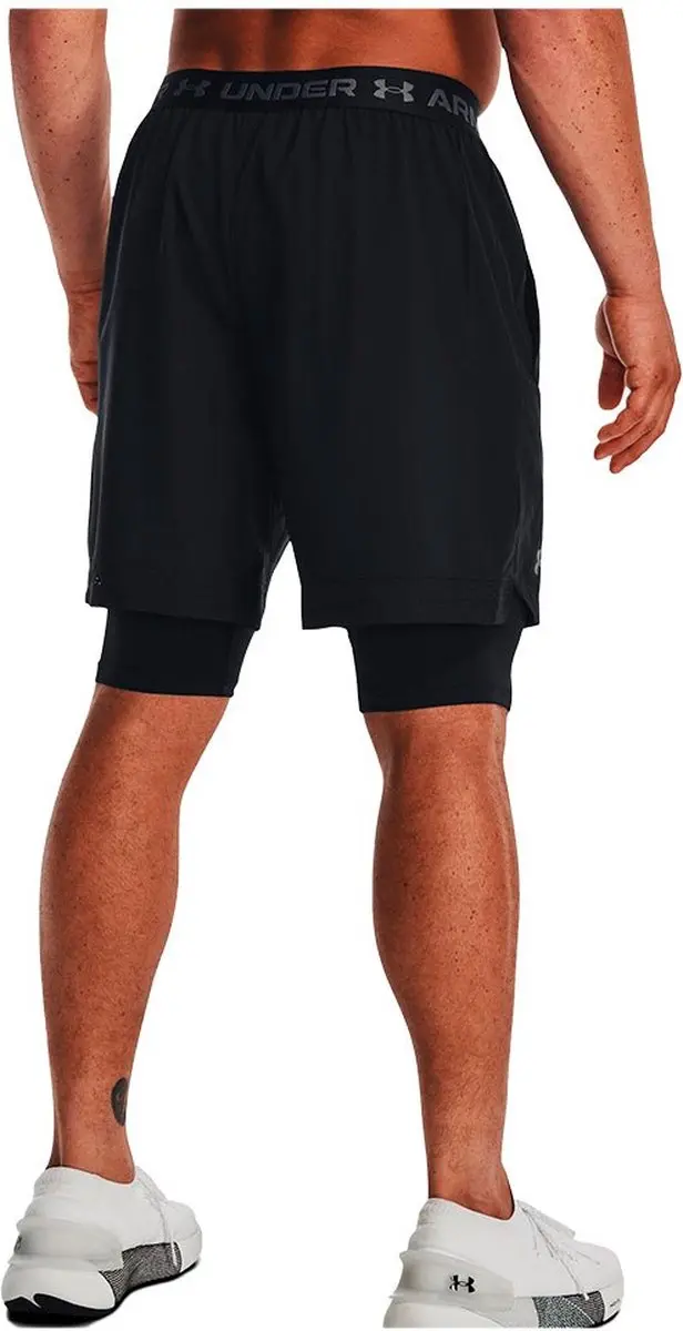 Under Armour Vanish Woven 2-in-1 Short Heren M - Zwart