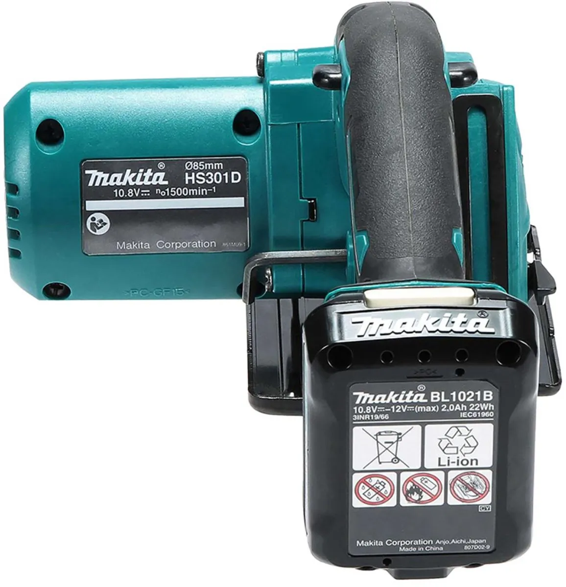 Makita HS301DSME Cirkelzaag 85mm 10.8V - 4.0Ah - afbeelding 3 van 6