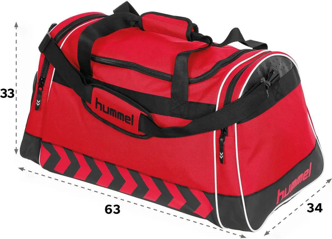 Hummel Luton Sporttas - Maat L - 25L - Rood