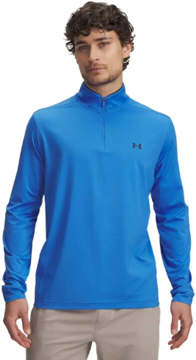 Under Armour 1/4 Zip-Blue Atlantis Heren - M