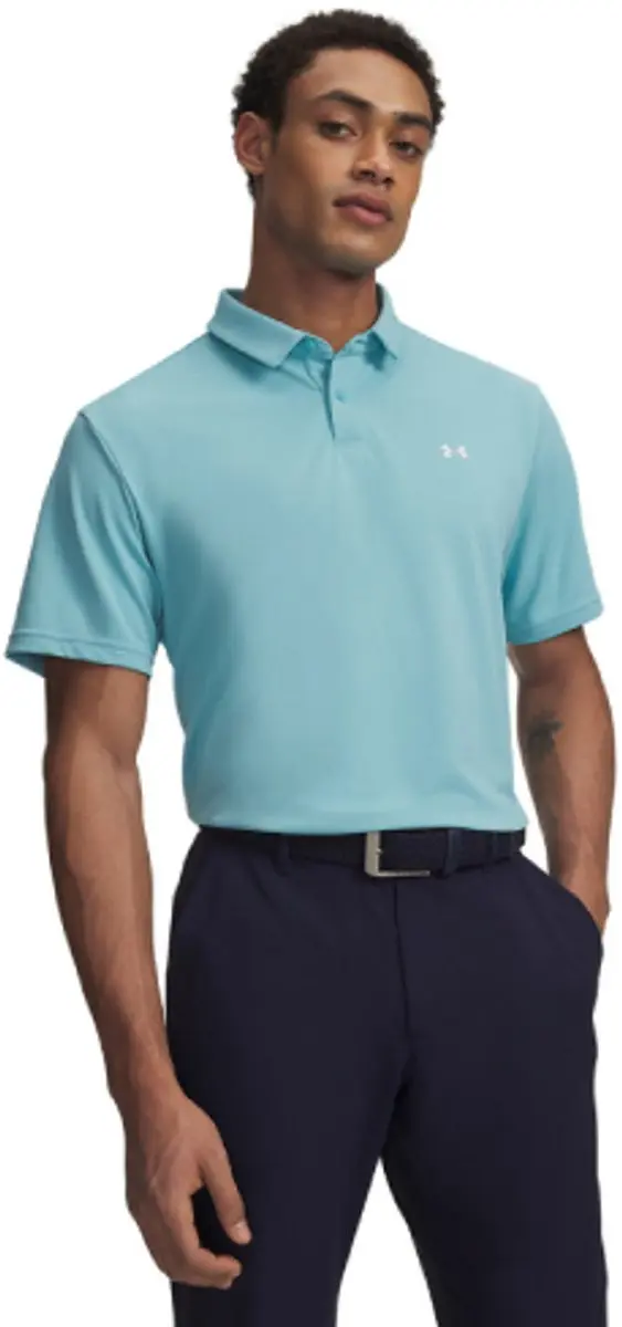 Under Armour T2G Pique Polo - M - Turquoise