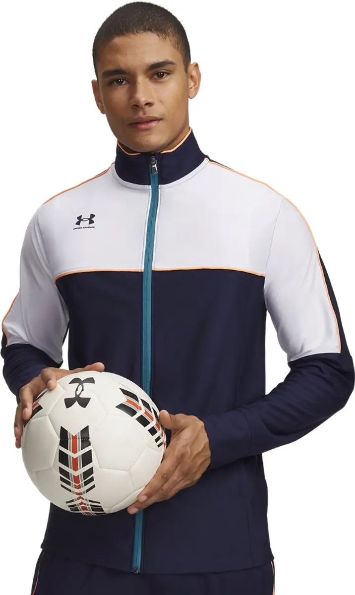 Under Armour M Challenger Track Jacket - L - Wit/Navy
