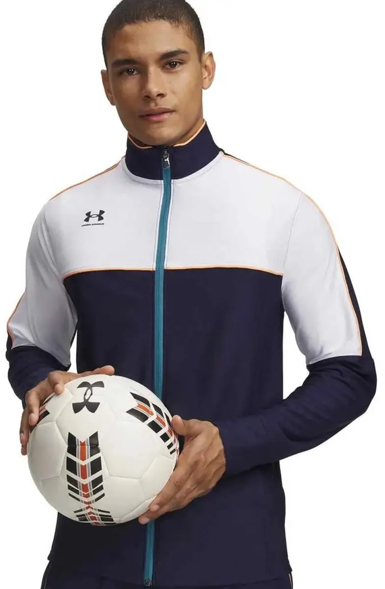 Under Armour M Challenger Track Jacket - L - Wit/Navy