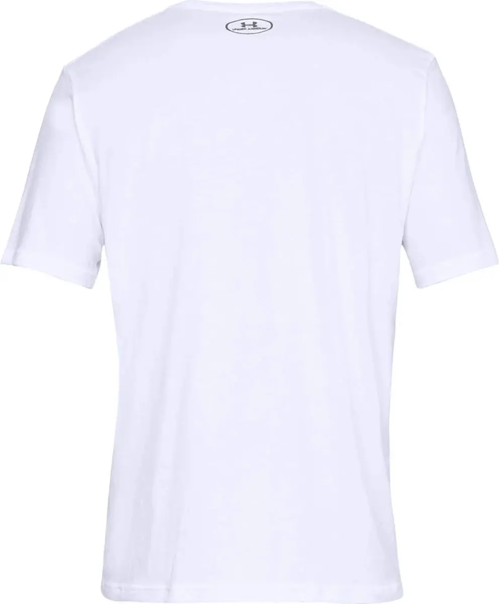 Under Armour TEAM IShort Sleeve WORDMARK Heren Sportshirt Wit