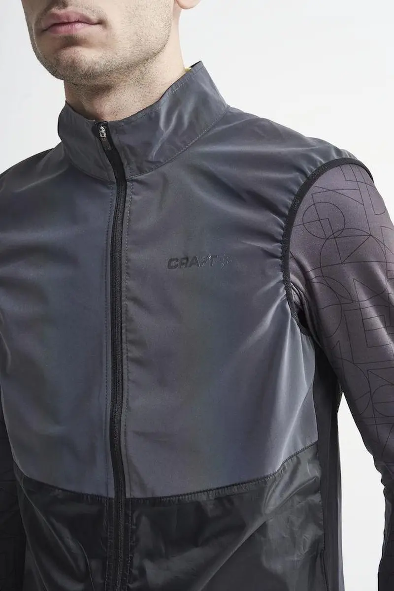 Craft Glow Vest Fietsjack Heren M - Multi/Black