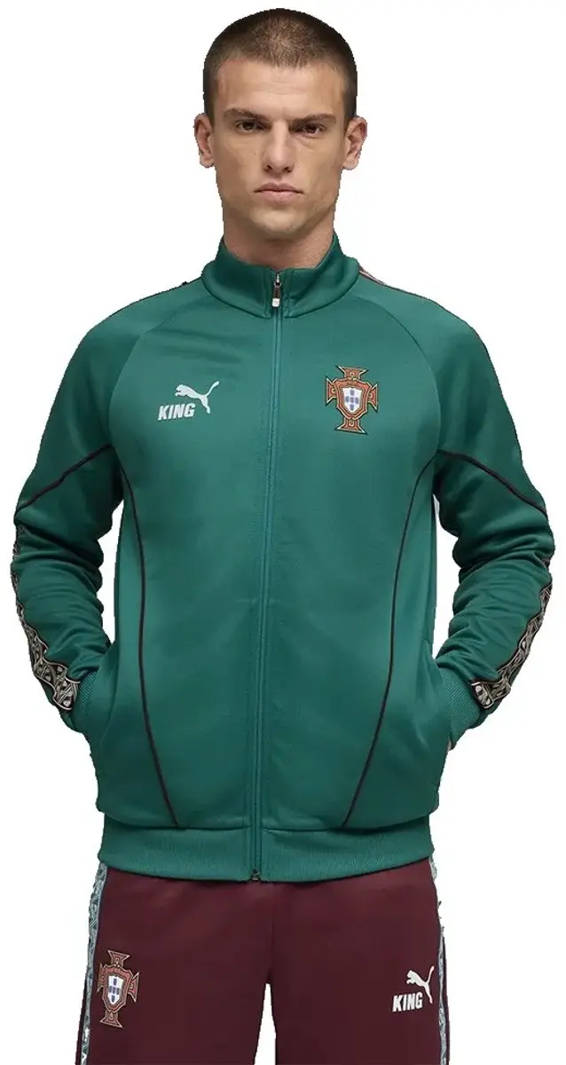 PUMA Portugal King Anthem Trainingsjack M - Groen
