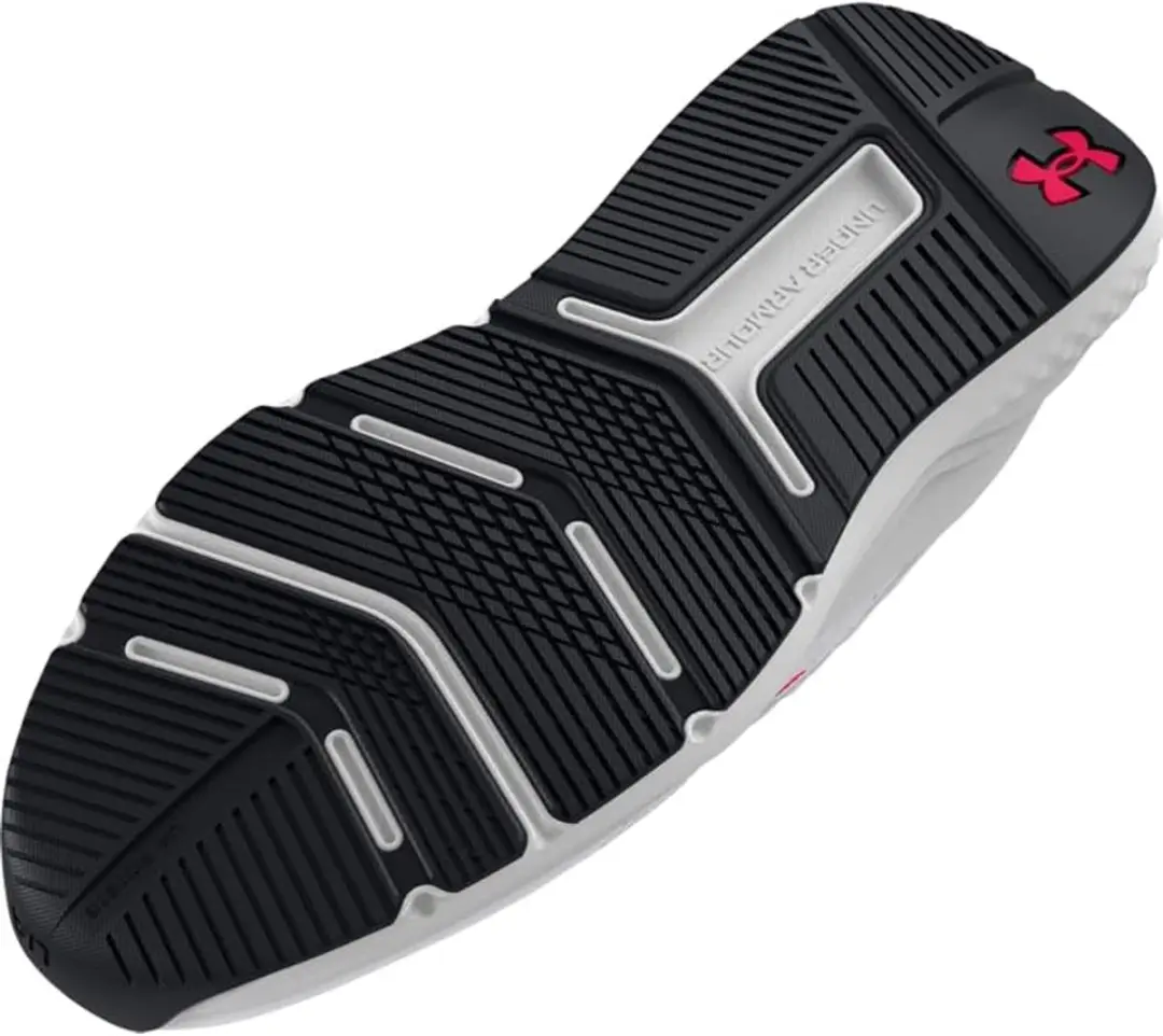 Under Armour Charged Commit 4E Sportschoenen 44 - Wit/Rood - afbeelding 4 van 4