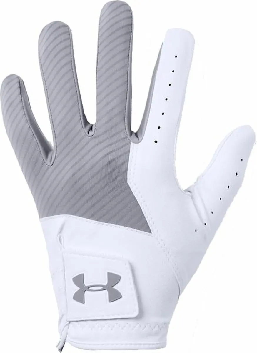Under Armour Medal White Golfhandschoen - L - Wit/Grijs