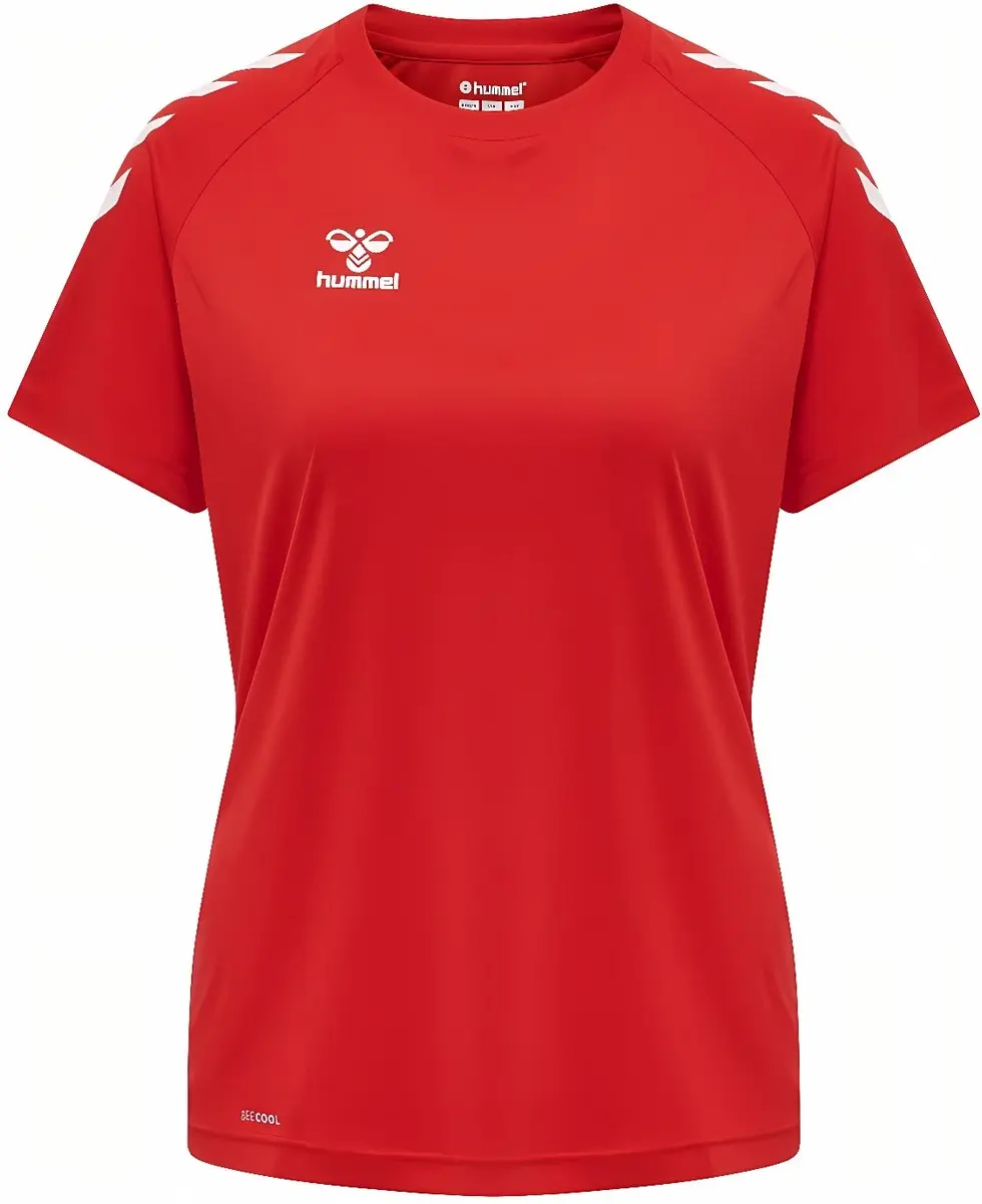 Hummel Hmlcore Xk Core Poly Tee Sportshirt Dames - M - Rood