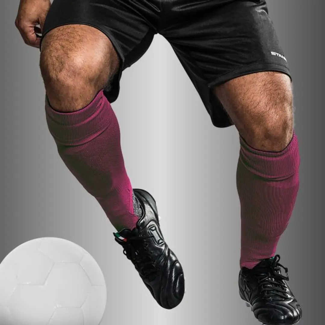 Stanno Uni Pro Sock Voetbalsokken 45-48 - Rood