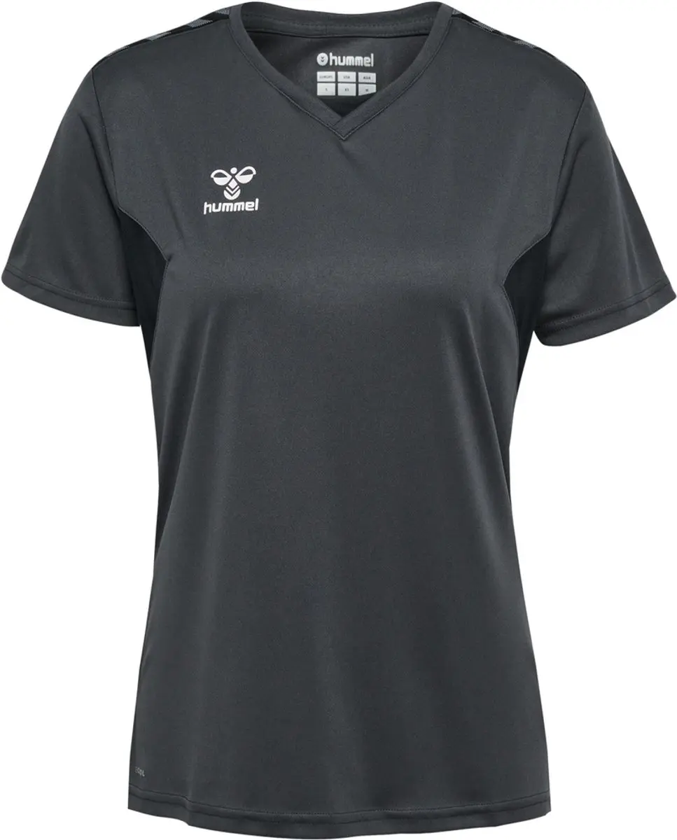 Hummel Authentic Dames Sportshirt 219966 - S - Dahlia Purple/Asphalt
