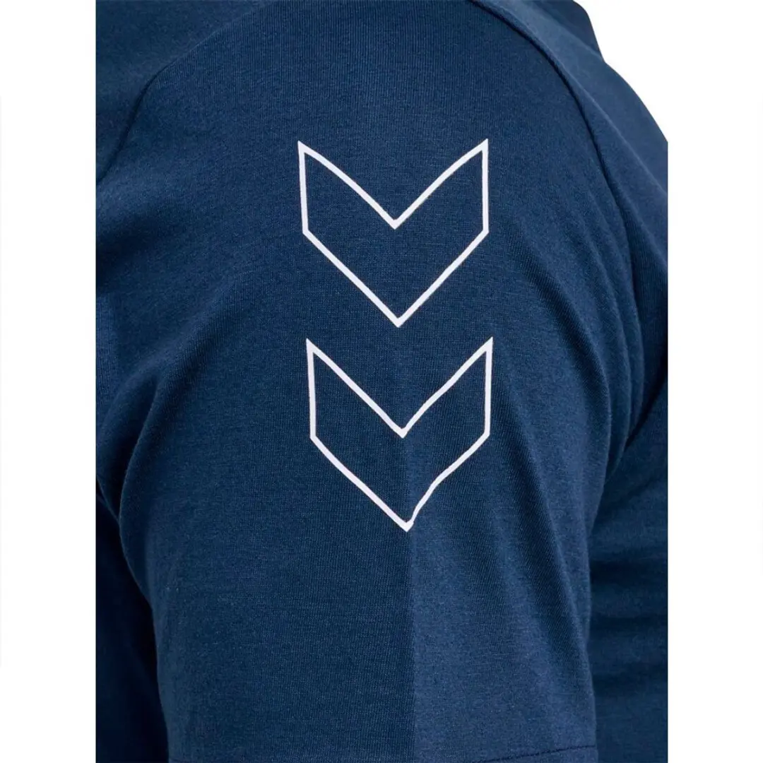 Hummel Elemental Chevron T-shirt - Blauw S