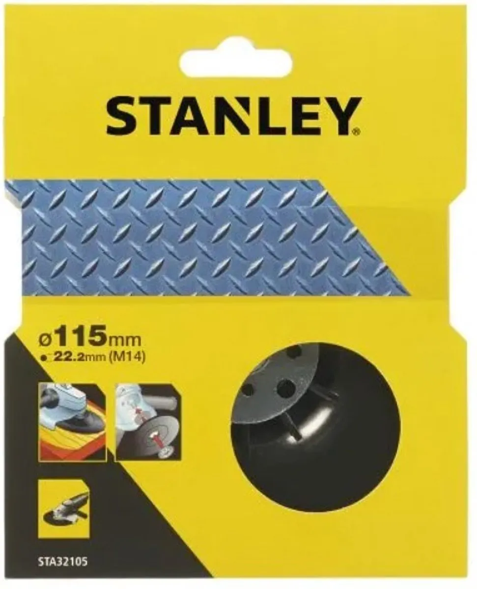 Stanley Steunschijf voor Haakse Slijper Ø115mm M14 - Nylon