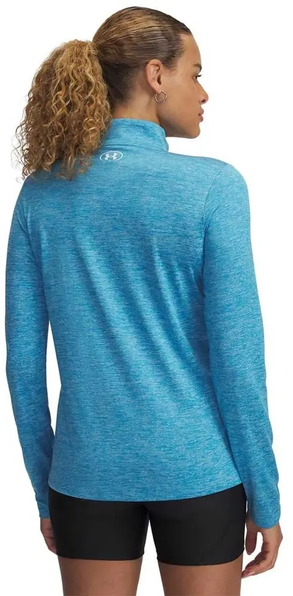 Under Armour Tech Twist Sportshirt Dames - S 36 - Blauw