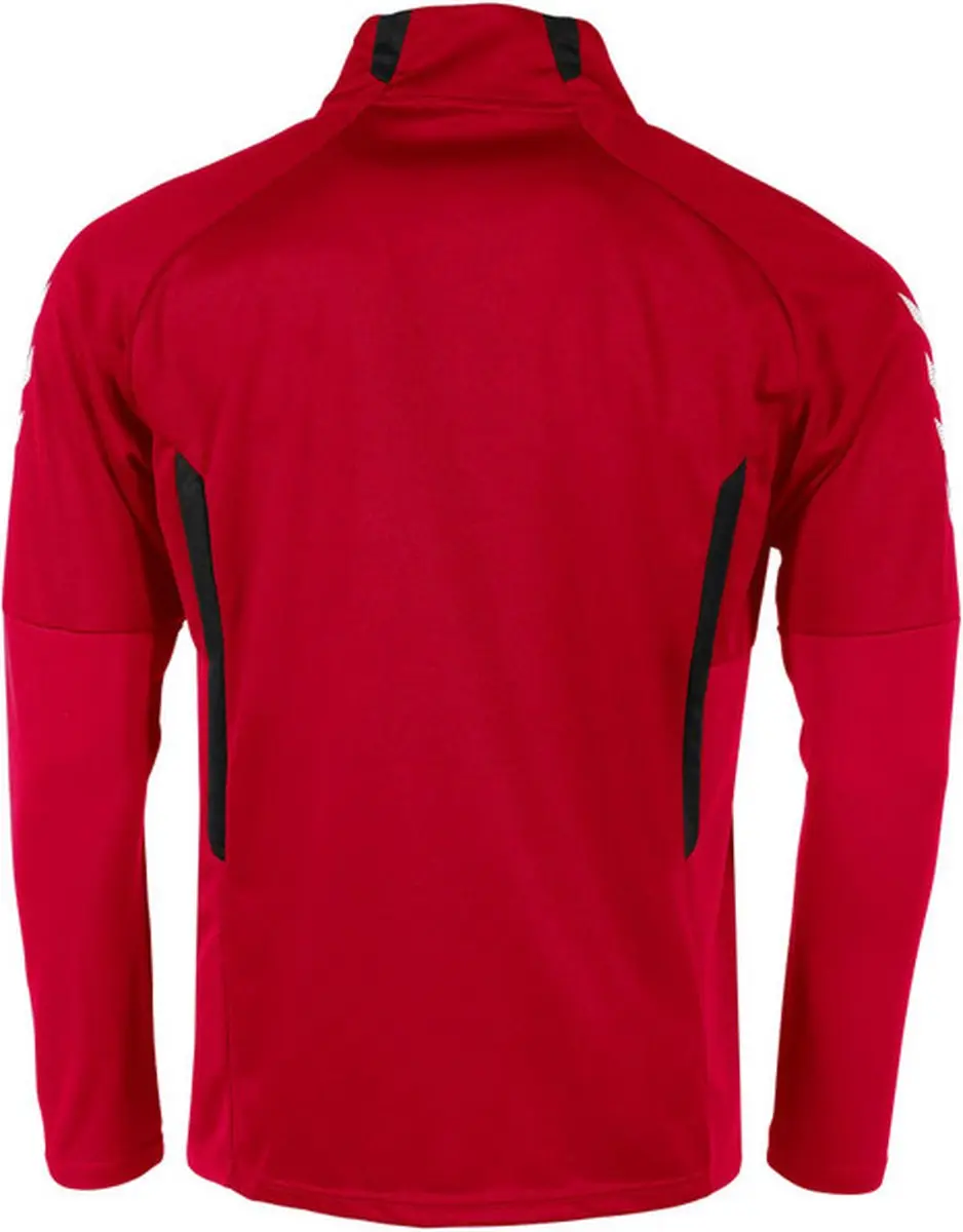 Hummel Authentic 1/4 Zip Sporttrui - Maat 152 - Rood - afbeelding 6 van 6