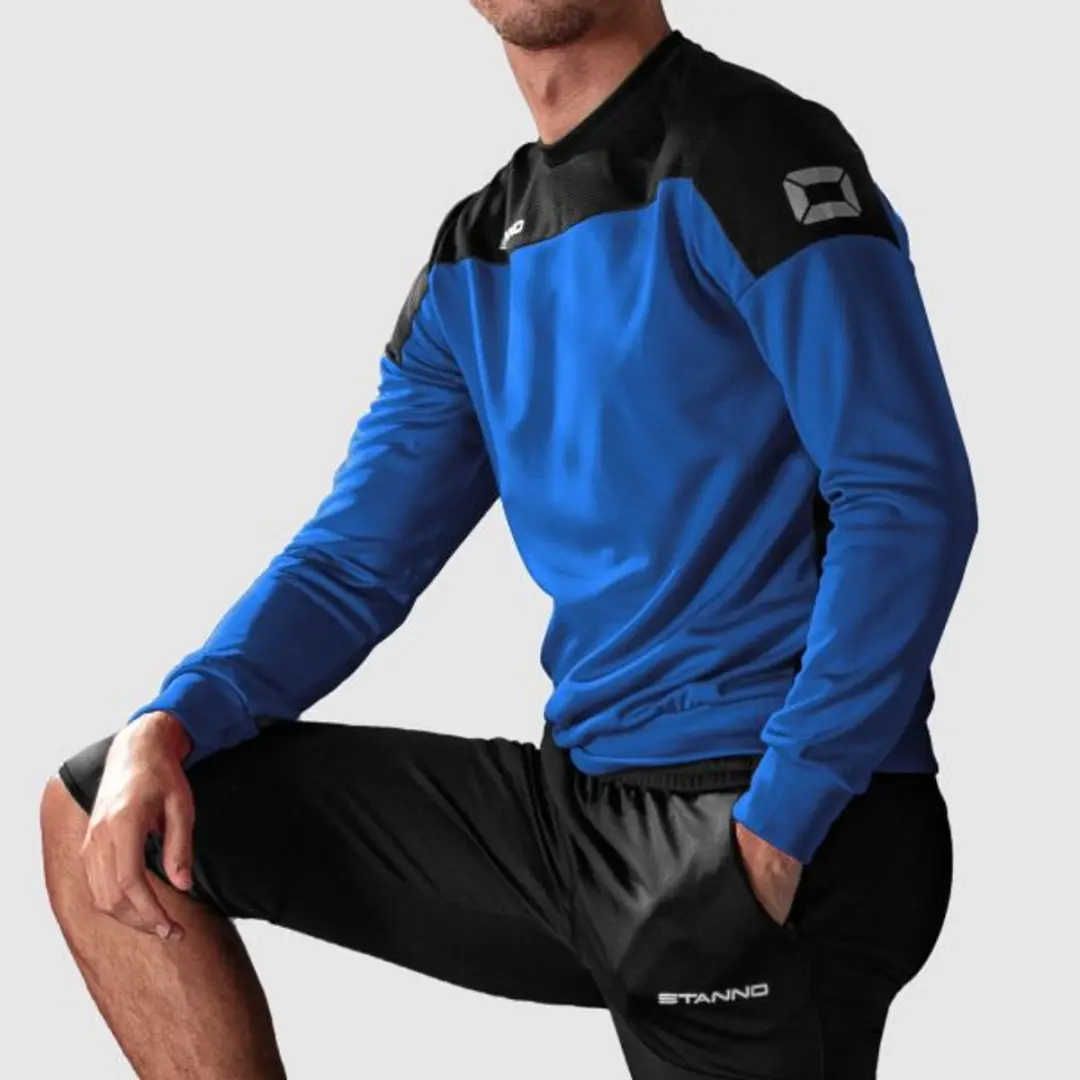 Stanno Pride Top Round Neck Sporttrui L - Blauw/Zwart