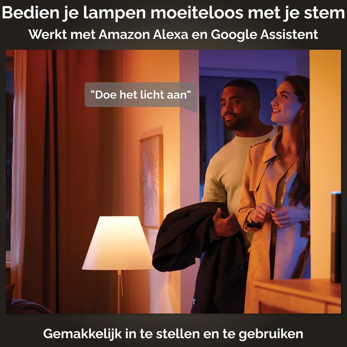 Philips Hue Cher Plafondlamp - Zwart - 1 Dimmer Switch