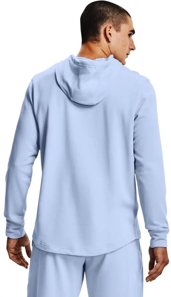 Under Armour Rival Terry Big Logo Hoodie - L - Isotope Blue