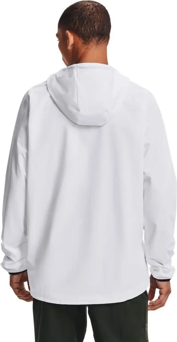 Under Armour Woven Windbreaker Jacket - L - Wit